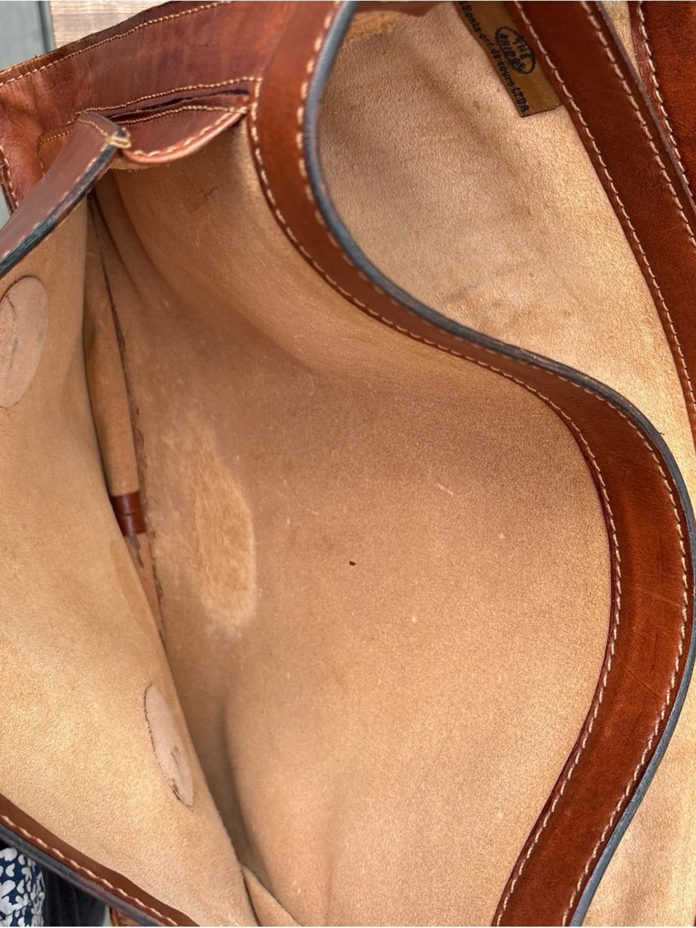 Vintage The Bridge Italy Leather Satchel Briefcase - Story Uomo - With Strap